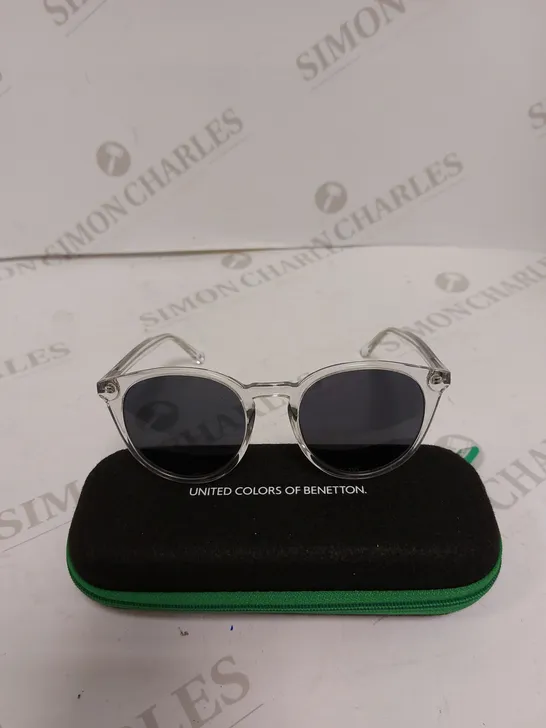 UNITED COLOURS OF BENETTON MONDOTTICA CRYSTAL GREY SUNGLASSES