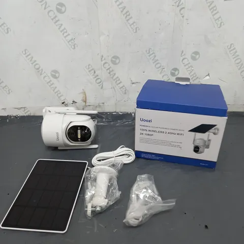 UOOZI WIRELESS WIFI 2K SOLAR POWERED CAMERA 