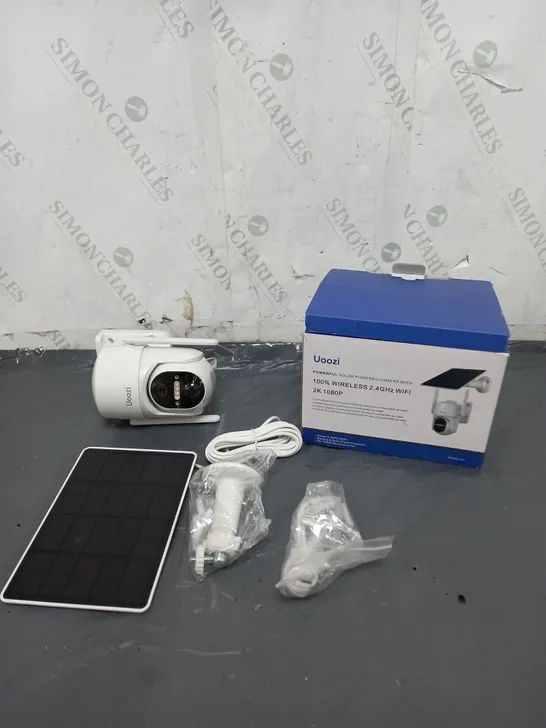 UOOZI WIRELESS WIFI 2K SOLAR POWERED CAMERA 