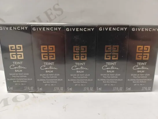 LOT OF APPROX 10 X 5ML GIVENCHY TEINT COUTURE BALM BLURRING FOUNDATION BALM - 3 NUDE SAND 