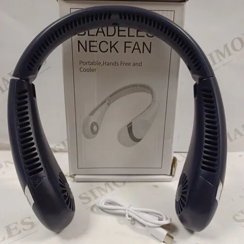 BOXED PURPLE BLADELESS NECK FAN 