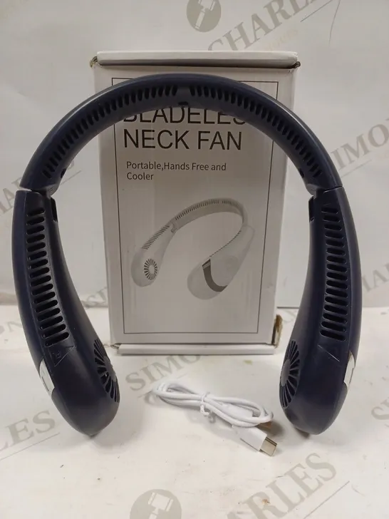 BOXED PURPLE BLADELESS NECK FAN 