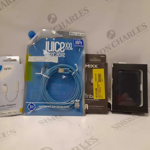 LOT OF APROX 25 ASSORTED ITEMS-EARPHONES-USB CABLES-HEADPHONES