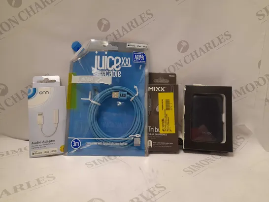 LOT OF APROX 25 ASSORTED ITEMS-EARPHONES-USB CABLES-HEADPHONES