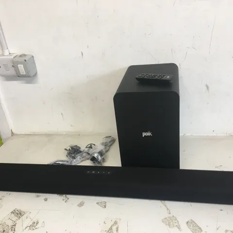 POLK SIGNASH SOUND BAR WITH WIRELESS SUBWOOFER (2 BOXES)