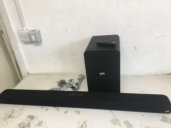 POLK SIGNASH SOUND BAR WITH WIRELESS SUBWOOFER (2 BOXES)