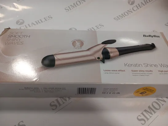 BOXED BABYLISS KERATIN SHINE WAVES HAIR STYLER