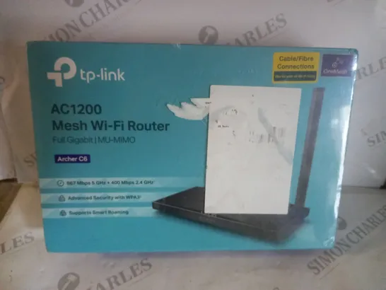 SEALED BOXED TP LINK AC1200 MESH WI-FI ROUTER