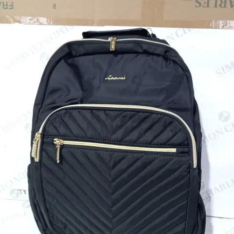 LOVEVOOK BACKPACK IN BLACK/GOLD EFFECT