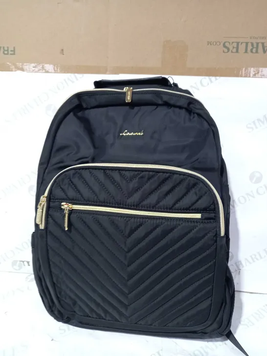 LOVEVOOK BACKPACK IN BLACK/GOLD EFFECT