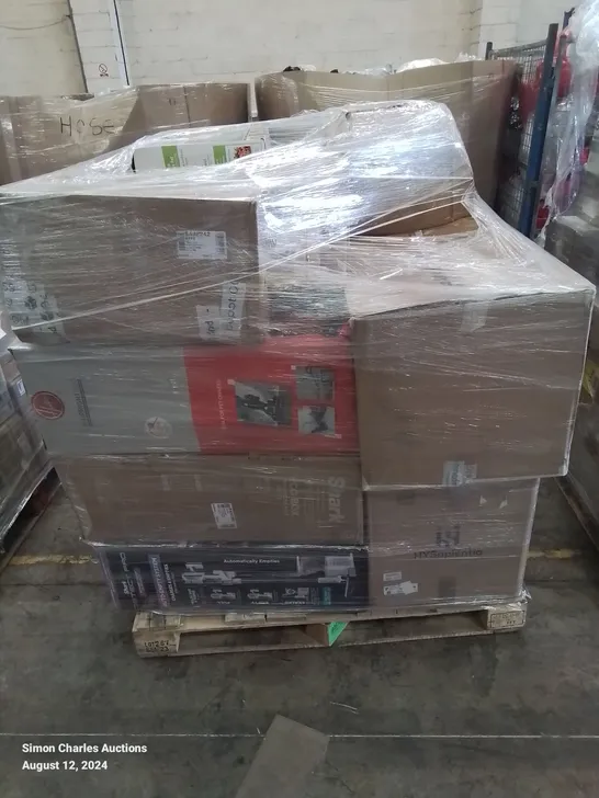 PALLET OF APPROXIMATELY 18 UNPROCESSED RAW RETURN HOUSEHOLD AND ELECTRICAL GOODS TO INCLUDE;