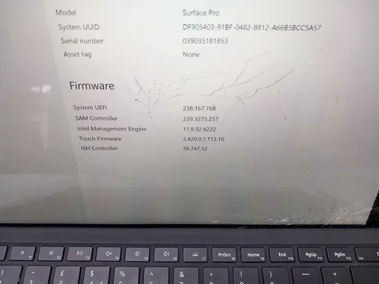 MICROSOFT SURFACE PRO 128GB