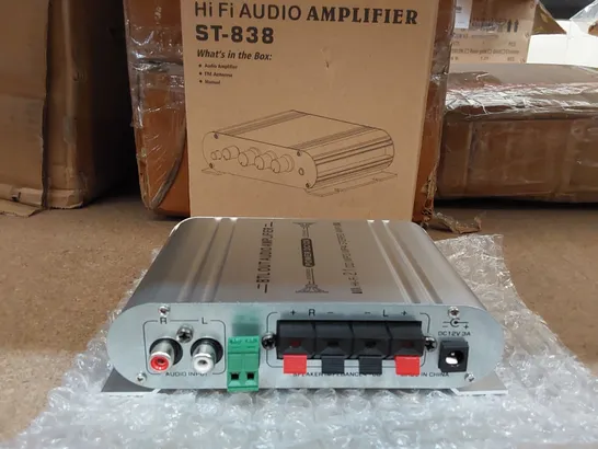 BRAND NEW BOXED ST-838 HI-FI AUDIO AMPLIFIER (1 BOX)