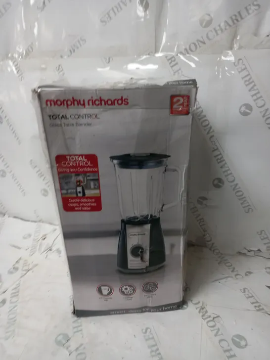 BOXED MORPHY RICHARDS GLASS BLENDER 