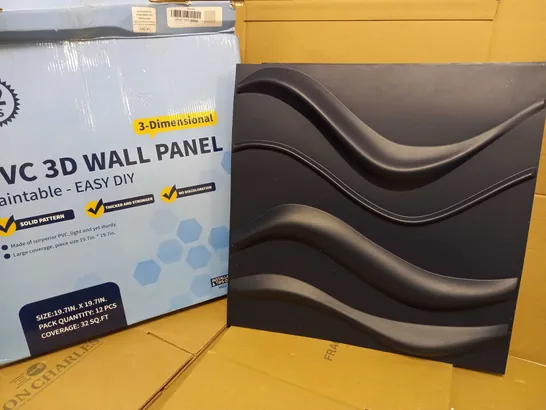 PVC 3D PAINTABLE WALL PANEL 