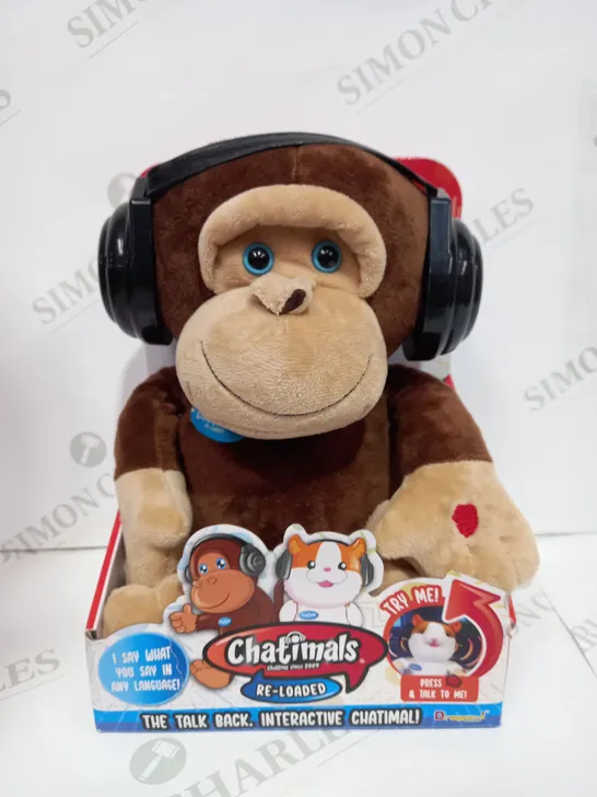 CHATIMALS RE LOADED MONKEY WITH HEADPHONES