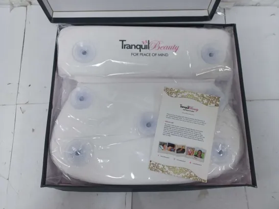 BOXED TRANQUILBEAUTY BATH SPA PILLOW IN WHITE