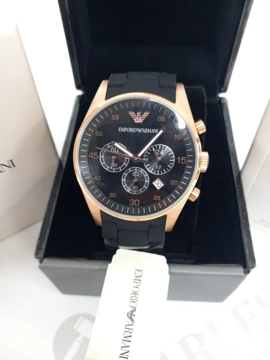 BOXED EMPORIO ARMANI AR5905 WRIST WATCH