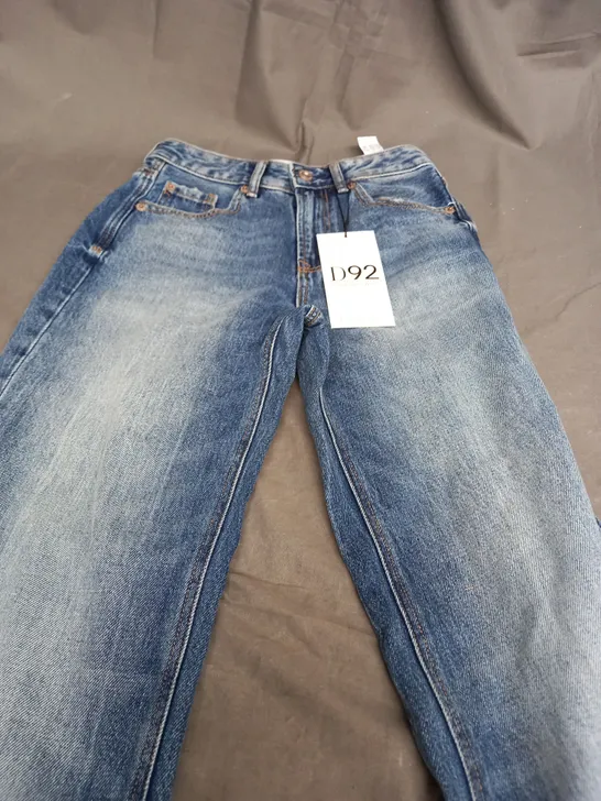 STRADIVARIUS D92 STRAIGHT WIDE DENIM JEANS - UK 06