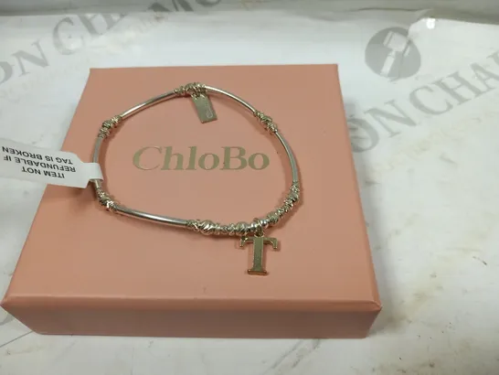 BOXED CHLO BO 'T' BRACELET