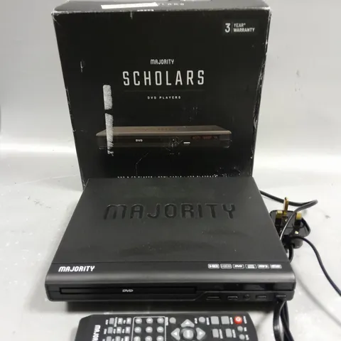 BOXED MAJORITY SCHOLARS DVD PLAYER 