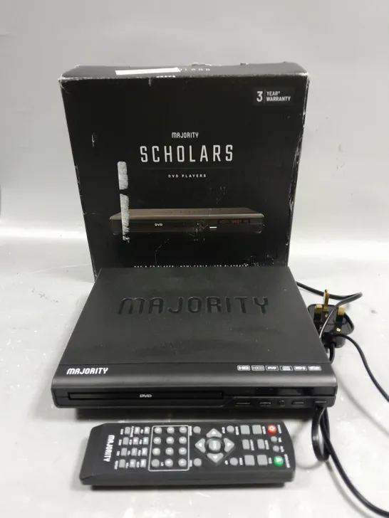 BOXED MAJORITY SCHOLARS DVD PLAYER 