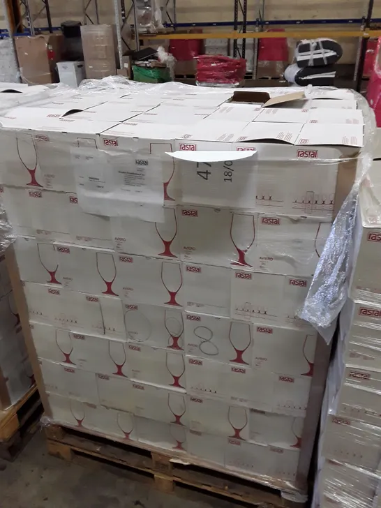 PALLET OF APPROXIMATELY 210 BOXES CONTAINING 6 RASTAL AVIERO 300ML GOBLETS