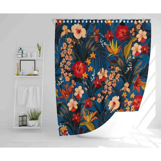 JONAEL POLYESTER SHOWER CURTAIN