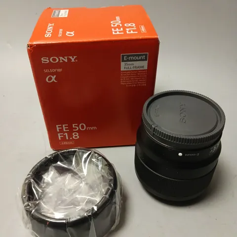 BOXED SONY SEL50F18F INTERCHANGEABLE LENS