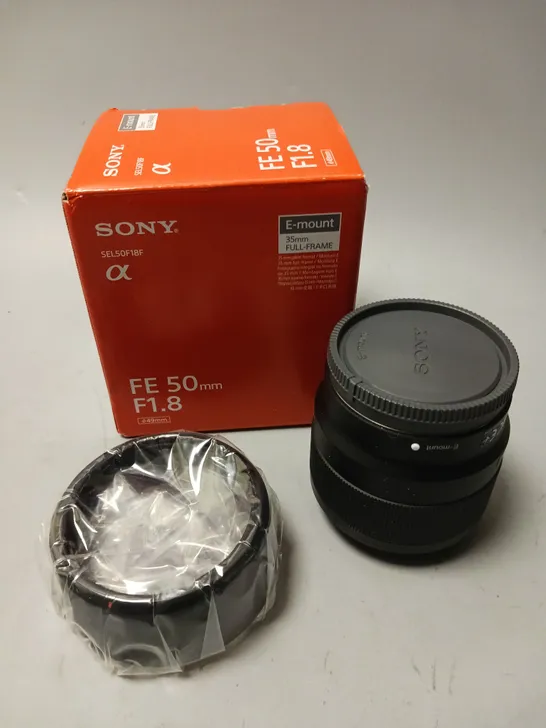 BOXED SONY SEL50F18F INTERCHANGEABLE LENS