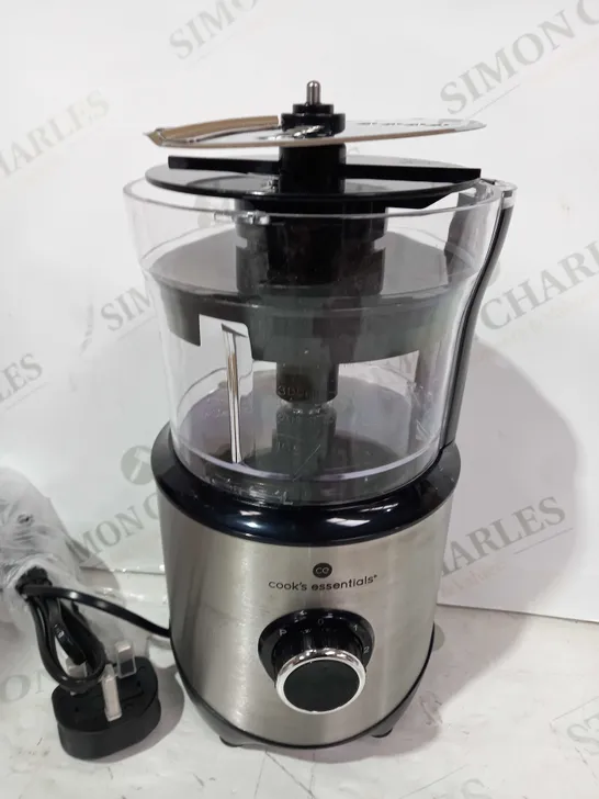 COOK'S ESSENTIALS 400ML COMPACT DOUBLE BLADE FOOD PROCESSOR