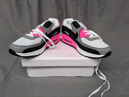 BOXED PAIR OF AIR MAX IN PINK/BLACK/GREY UK SIZE 5