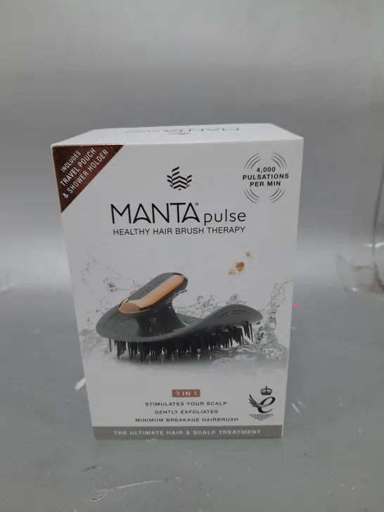 BOXED MANTA PULSE FLEXIBLE HAIRBRUSH