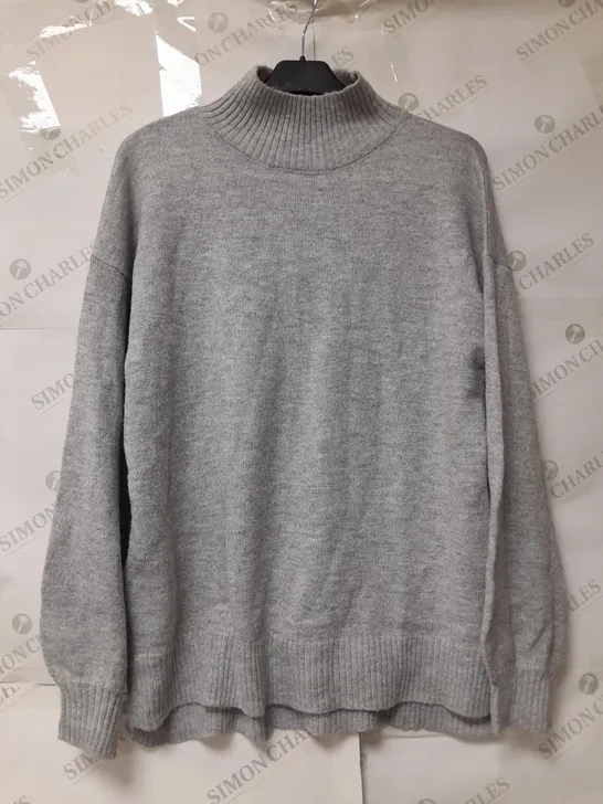 DENIM & CO LADIES GREY JUMPER SIZE L