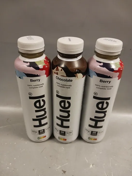 APPROXIMATELY 15 ASSORTED HUEL FOOD SUPPLEMENT DRINKS IN VARIOUS FLAVOURS - COLLECTION ONLY 