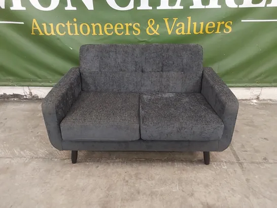 DESIGNER OSLO 2 SEATER FABRIC UPHOLSTERED SOFA 