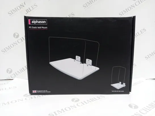 BRAND NEW BOXED ALPHASON P5 STATIC WALL MOUNT WHITE AS5002W