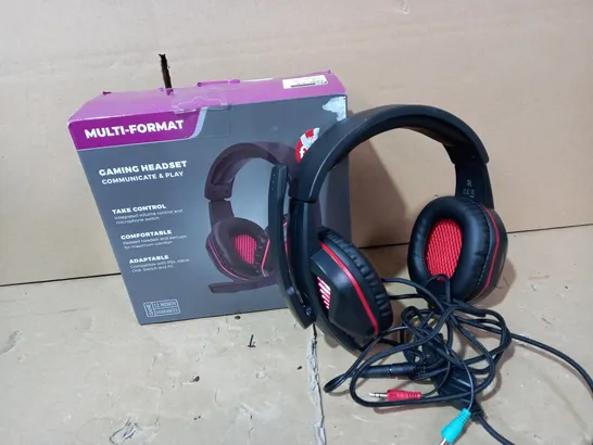 LOT OF 2 GAMEWARE MULTI-FORMAT GAMING HEADSETS