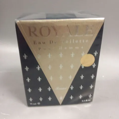 BOXED AND SEALED ROYALE EAU DE TOILETTE POUR HOMME RASASI 75ML
