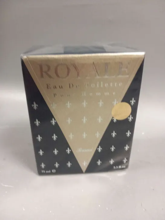BOXED AND SEALED ROYALE EAU DE TOILETTE POUR HOMME RASASI 75ML