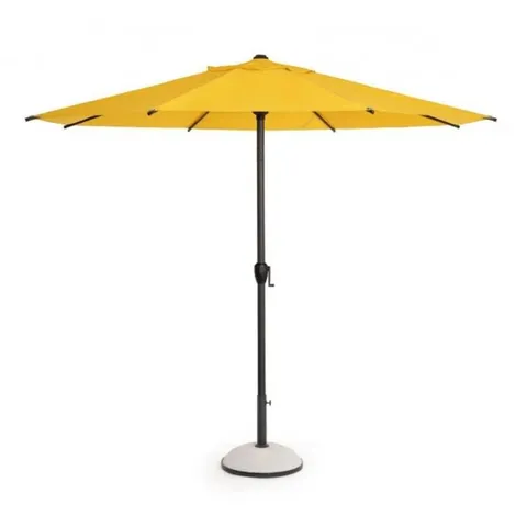 BOXED AUNDREAH TRADITIONAL PARASOL IN YELLOW (1 BOX)