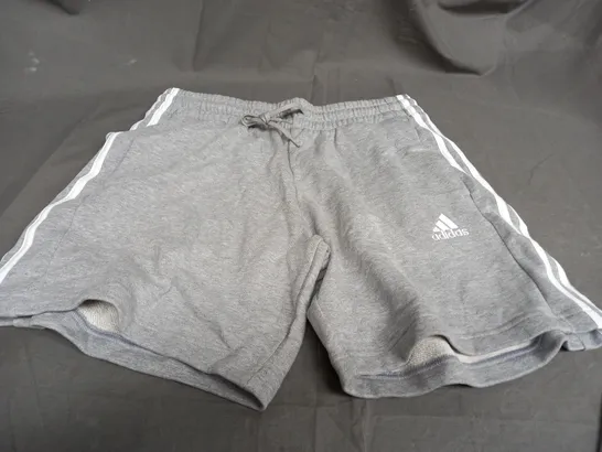 ADIDAS LIGHT GREY JOGGING SHORTS - LARGE