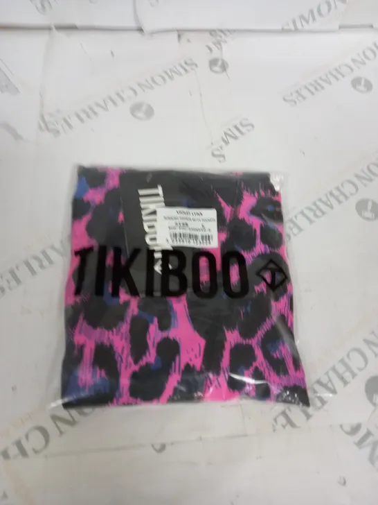 BAGGED TIKIBOO VIOLET LYNX RUNNING SHORTS SIZE L