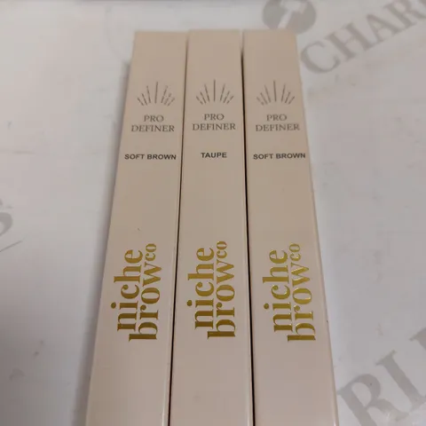 BOX OF 3 NICHE BROW CO PRO DEFINER PENS	