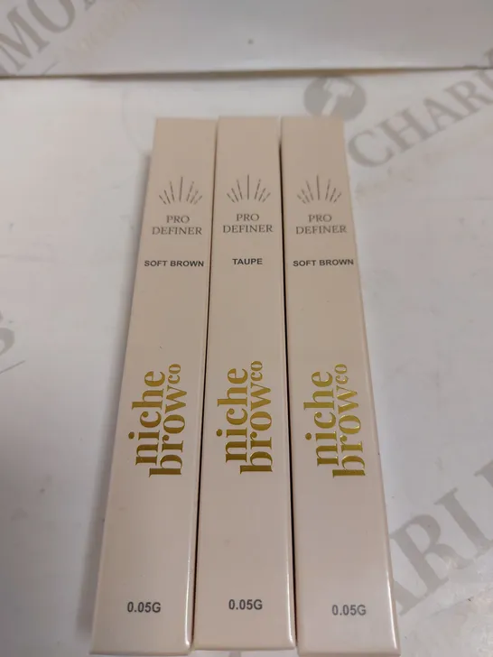 BOX OF 3 NICHE BROW CO PRO DEFINER PENS	