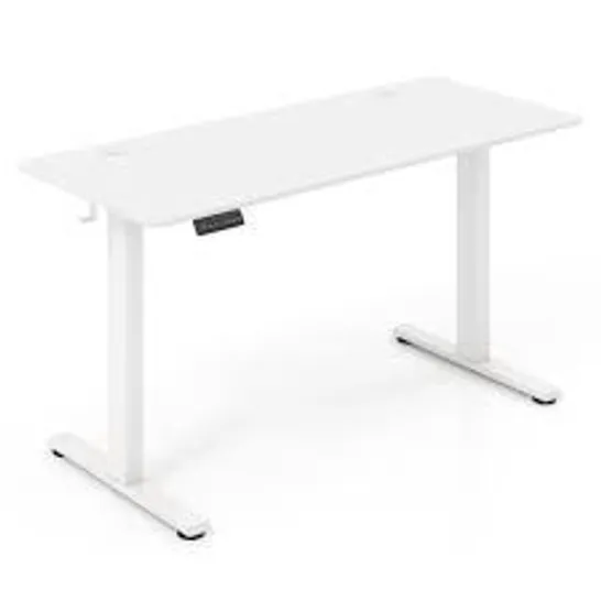 BOXED COSTWAY HEIGHT ADJUSTABLE STANDING DESK WHITE