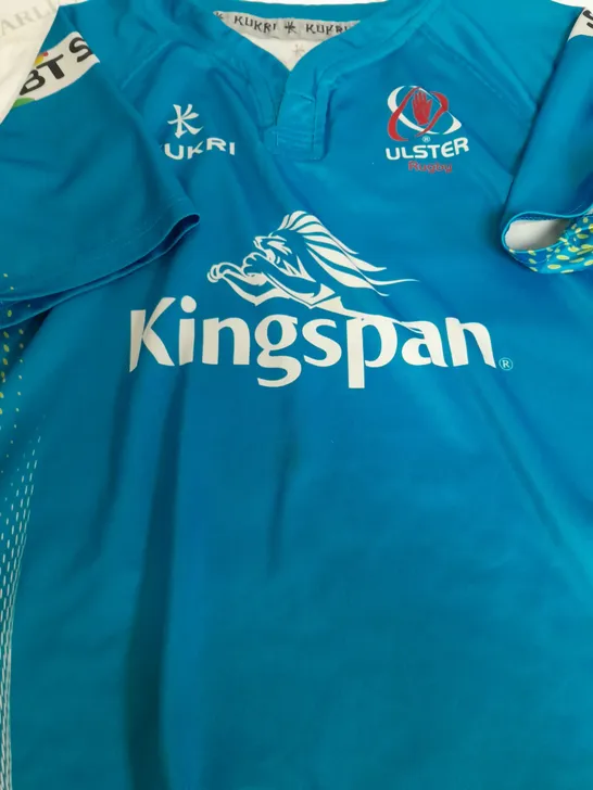 KUKRI ULSTER RUGBY BLUE SHIRT - SIZE UNSPECIFIED 