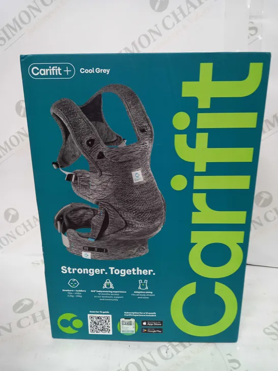 CARIFIT+ BABY CARRIER IN COOL GREY 