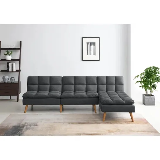 BOXED TED CLOUD SLEEPER CORNER SOFA SLATE GREY (2 BOXES)