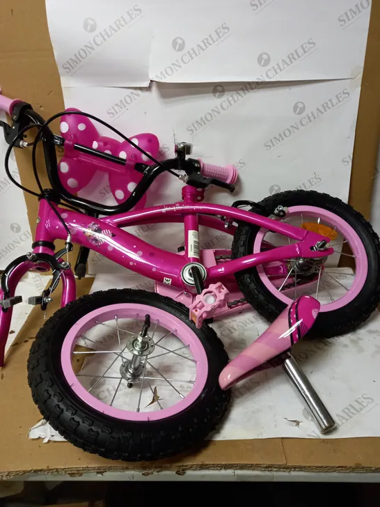 HUFFY DISNEY MINNIE MOUSE KIDS BIKE PINK FOR 3-5 YEAR OLD